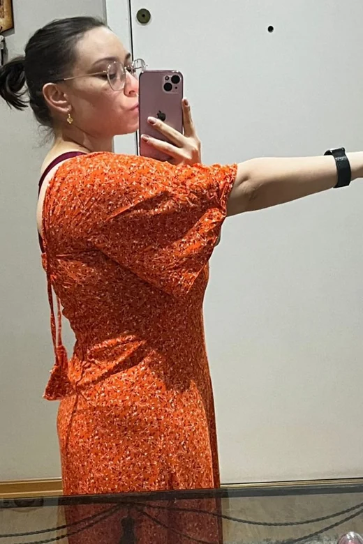 Maria Eduarda depois de eliminar 17 kg